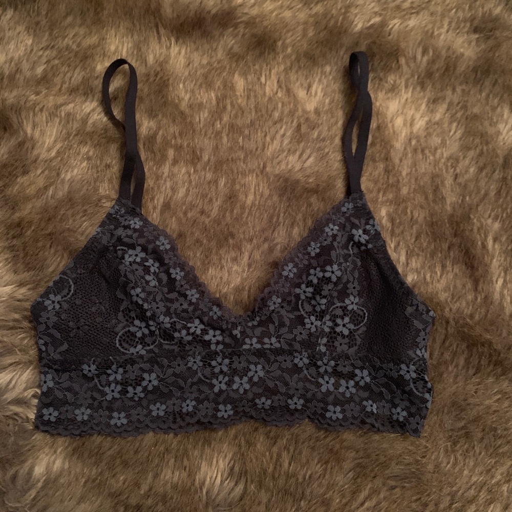 Hollister Navy Unlined Bralette